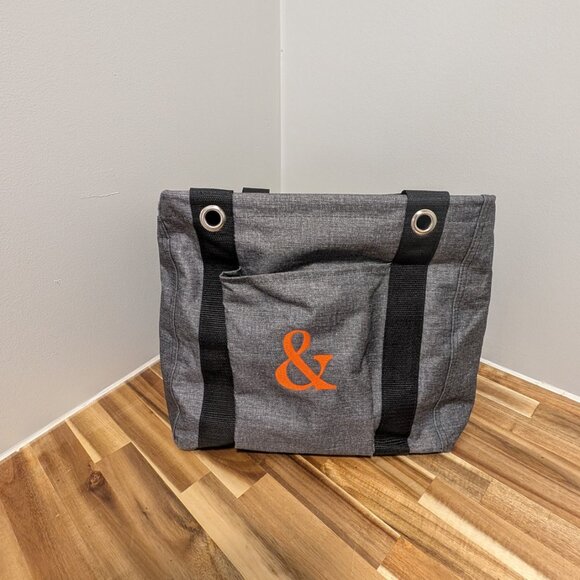 Thirty-one utility tote embroidered grey black - Picture 3 of 4